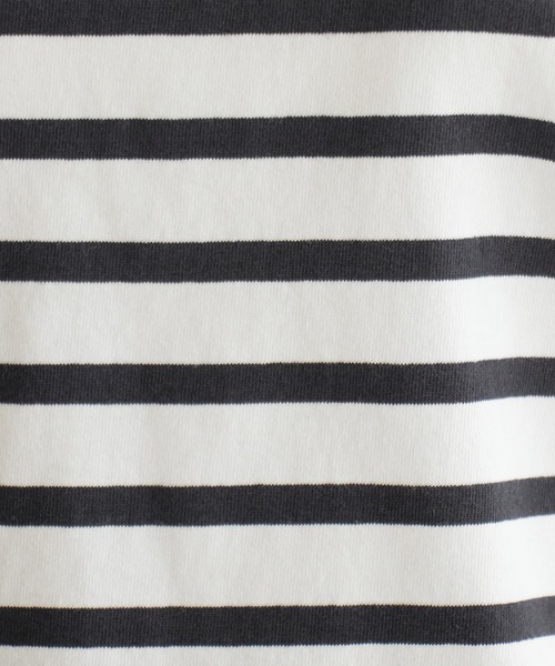 LBC（エルビーシー）の「ボーダー袖タックプルオーバー（Tシャツ/カットソー・レディース・ネイビー/ピンク/グリーン・M/L）」の9枚目の写真