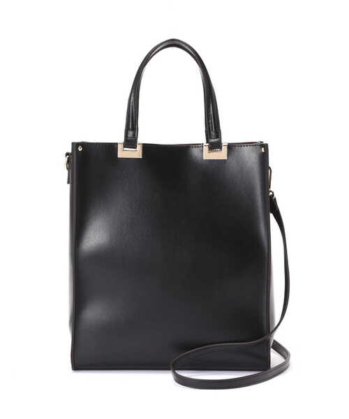 N.（N. Natural Beauty Basic）（エヌエヌナチュラルビューティーベーシック）の「スクエアメタルトートバッグ（トートバッグ・レディース・ブルー/ベージュ/ブラック・ﾌﾘ-）」の16枚目の写真