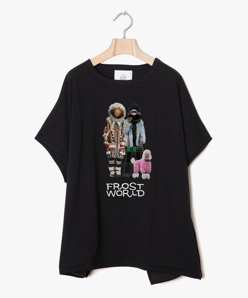 bedsidedrama（ベットサイドドラマ）の「Winter Chillout Tee（Tシャツ/カットソー・レディース・ホワイト系1/ホワイト系3/ブラック系3/ブラック系2/ホワイト系2/ブラック系4/ホワイト系4/ブラック系1・1）」の5枚目の写真