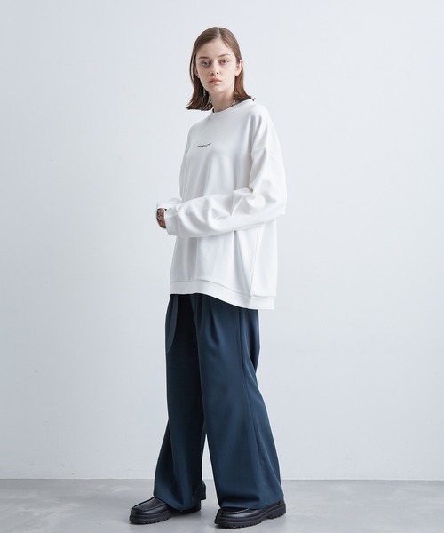 JUNRED（ジュンレッド）の「フラワープリントロングTシャツ（Tシャツ/カットソー・メンズ・グリーン/ブラック/ホワイト・S/L/M）」の10枚目の写真