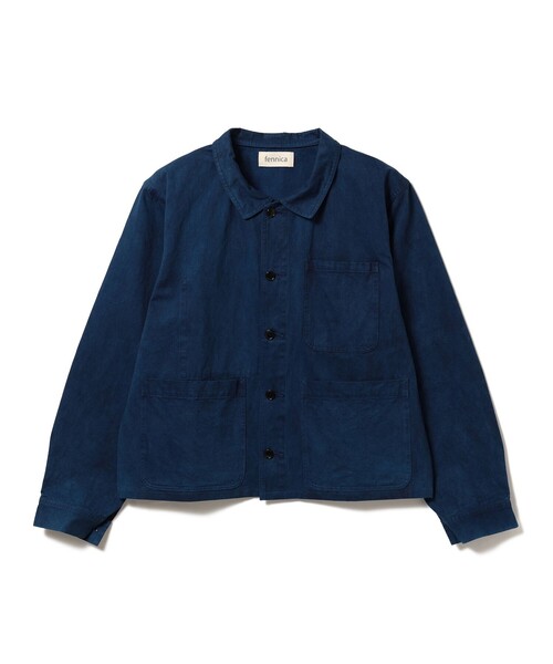 ルサンパレイユ奄美大島 泥染め フレンチワーク42 新品 fennica（フェニカ）の「fennica / 奄美大島 泥染め・藍染め French