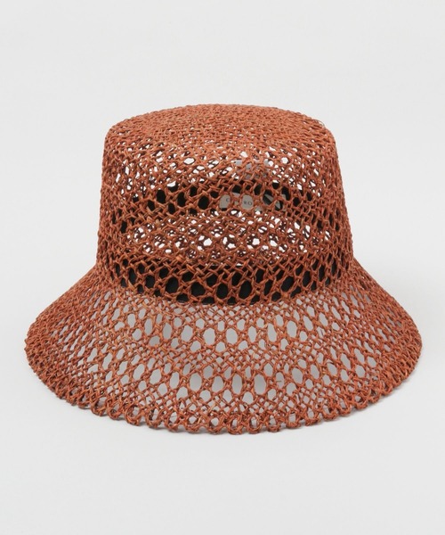 Casselini（キャセリーニ）の「Casselini/スカシアミバケットハット（ハット・レディース・ベージュ系その他/オレンジ系その他/グリーン・FREE）」の19枚目の写真