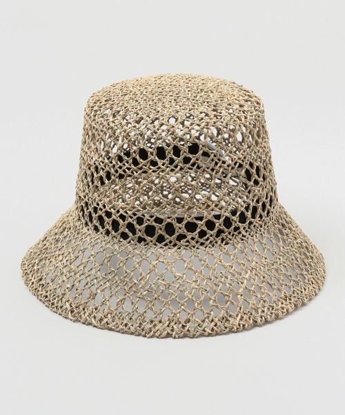 Casselini（キャセリーニ）の「Casselini/スカシアミバケットハット（ハット・レディース・ベージュ系その他/オレンジ系その他/グリーン・FREE）」の16枚目の写真