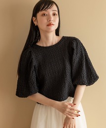 LOWRYS FARM | ジャガードバックオープンＳＳ　197958(Tシャツ/カットソー)