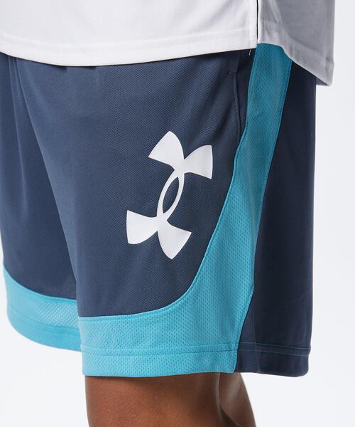UNDER ARMOUR(アンダーアーマー)の「UAベースライン ショーツ(バスケットボール/メンズ)(その他パンツ・メンズ・チャコールグレー・S/M/L/XL/3XL/XXL)」の3枚目の写真
