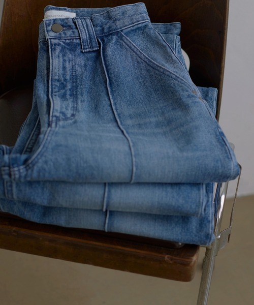 パンツ MIELI INVARIANT Pintuck Semiwide Jeans パンツ MIELI