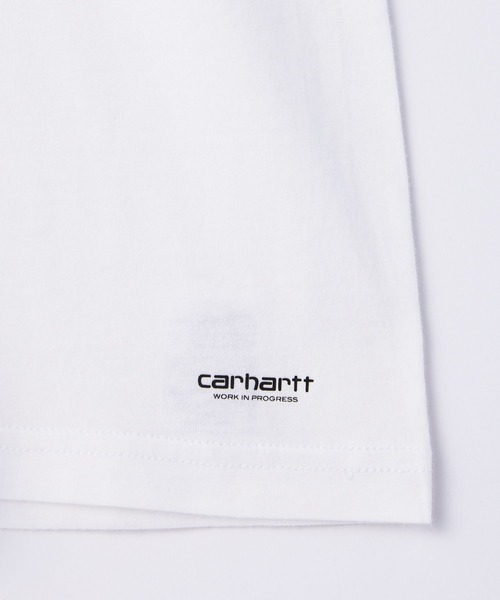 Carhartt WIP(カーハートダブリューアイピー)の「CARHARTT WIP STANDARD CREW NECK T-SHIRT (2PC PACK)カーハート ワークインプログレス クルーネック 2枚入り パックTシャツ(Tシャツ/カットソー・メンズ・ホワイト/ブラック・MEDIUM/X-LARGE/XX-LARGE/LARGE/SMALL)」の11枚目の写真