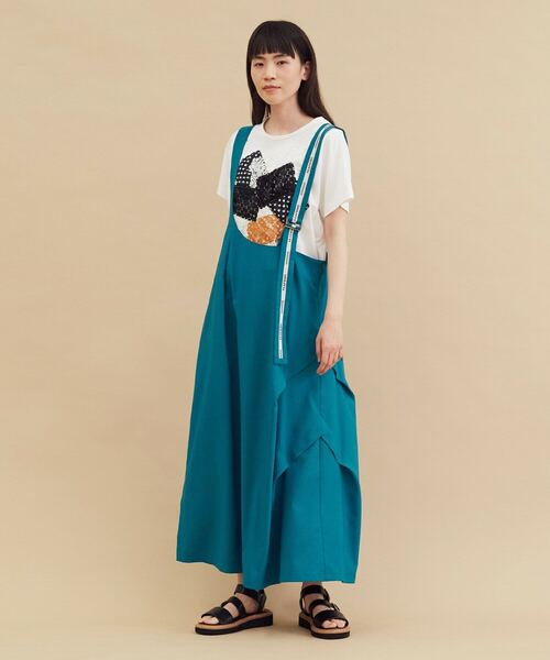 FRAPBOIS（フラボア）の「パッチレースT（Tシャツ/カットソー・レディース・ブラック/ホワイト・1）」の16枚目の写真