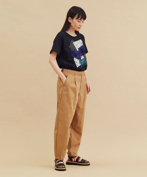 FRAPBOIS（フラボア）の「パッチレースT（Tシャツ/カットソー・レディース・ブラック/ホワイト・1）」の20枚目の写真