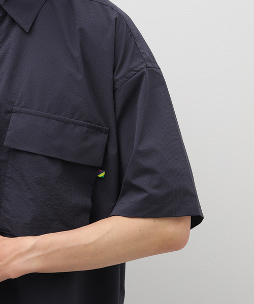 BAMBOO SHOOTS（バンブーシュート）の「【BAMBOO SHOOTS / バンブーシュート】SHORT SLEEVE SEERSUCKER WO（シャツ/ブラウス・メンズ・ネイビー・MEDIUM/LARGE）」の9枚目の写真