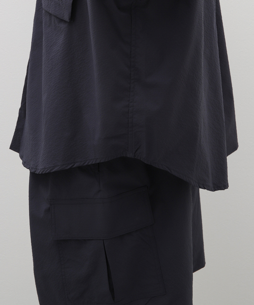 BAMBOO SHOOTS（バンブーシュート）の「【BAMBOO SHOOTS / バンブーシュート】SHORT SLEEVE SEERSUCKER WO（シャツ/ブラウス・メンズ・ネイビー・MEDIUM/LARGE）」の14枚目の写真