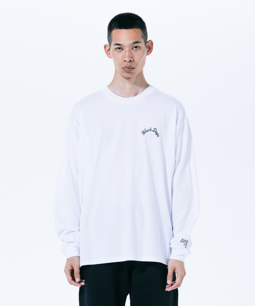 ROTTWEILER（ロットワイラー）の「CURSIVE L/S TEE（Tシャツ/カットソー・メンズ・ブラック/ホワイト・S/M/L/XL）」の2枚目の写真