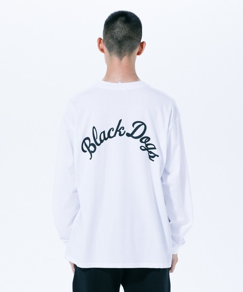 ROTTWEILER（ロットワイラー）の「CURSIVE L/S TEE（Tシャツ/カットソー・メンズ・ブラック/ホワイト・S/M/L/XL）」の3枚目の写真