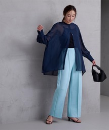 UR'S | ボンディングセンターピンタックワイドパンツ(その他パンツ)