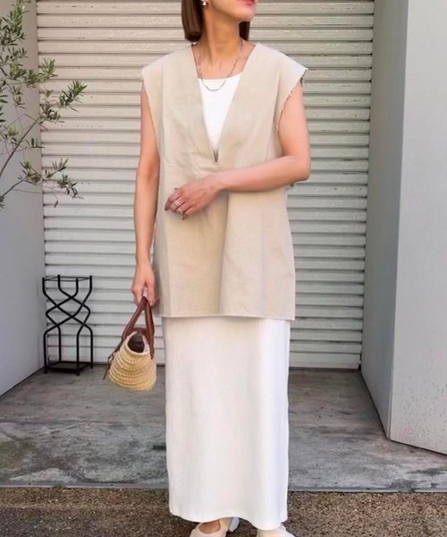 Rene ワンピース 34 S相当 タグ付き リネン混 フロントボタン 夏 Rene ワンピース 34 S相当 タグ付き リネン混 フロントボタン 夏