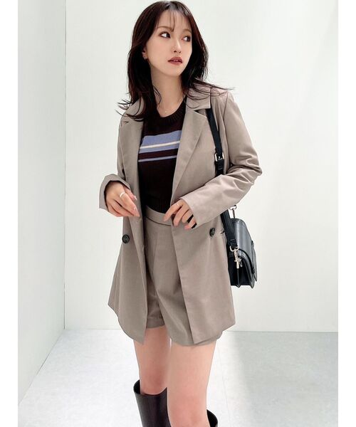 RESEXXY（リゼクシー）の「バブルスリーブクロップドニット（ニット/セーター・レディース・ブラウン/アイボリー/ブラック・FREE）」の14枚目の写真