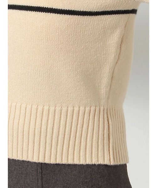 RESEXXY（リゼクシー）の「バブルスリーブクロップドニット（ニット/セーター・レディース・ブラウン/アイボリー/ブラック・FREE）」の11枚目の写真