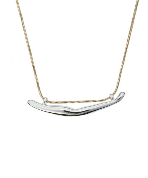 AMERICAN HOLIC（アメリカンホリック）の「ニュアンスバーネックレス（ネックレス・レディース・シルバー/ゴールド・FREE）」の6枚目の写真