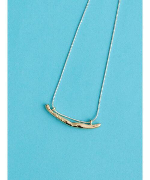 AMERICAN HOLIC（アメリカンホリック）の「ニュアンスバーネックレス（ネックレス・レディース・シルバー/ゴールド・FREE）」の2枚目の写真