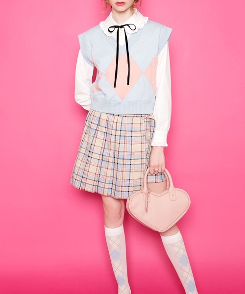 MILK(ミルク)の「アーガイル ミニベスト(ベスト・レディース・A/B・FREE)」の5枚目の写真