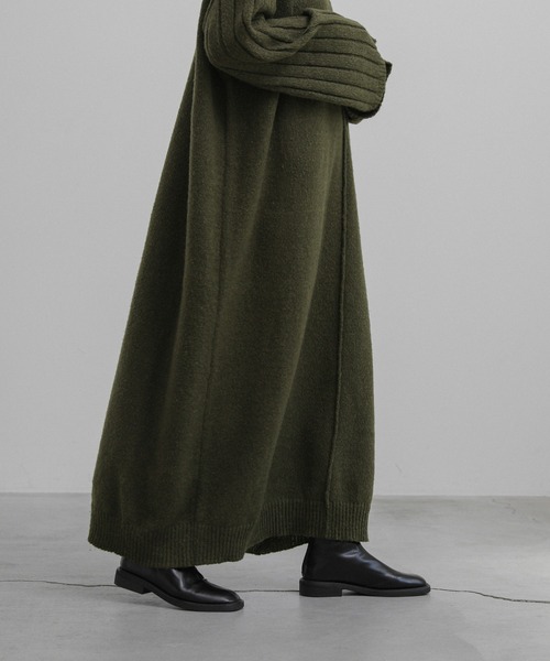 select MOCA（セレクトモカ）の「センターリンキングリラックスニットワンピース（ワンピース・レディース・ベージュ/ブラック/オリーブ・FREE）」の17枚目の写真