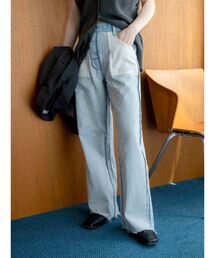 Ungrid | リバースデザインセルヴィッチルーズデニム(デニムパンツ)