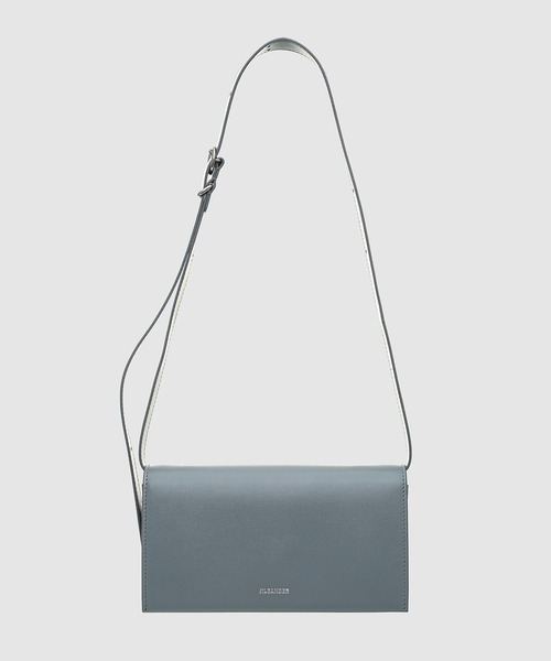 JIL SANDER（ジルサンダー）の「ALL-DAY W/BUCKLE（ショルダーバッグ・レディース・ブラック/ブルー系/ミント/ダークブラウン/ベージュ/グレー・UNI）」の4枚目の写真