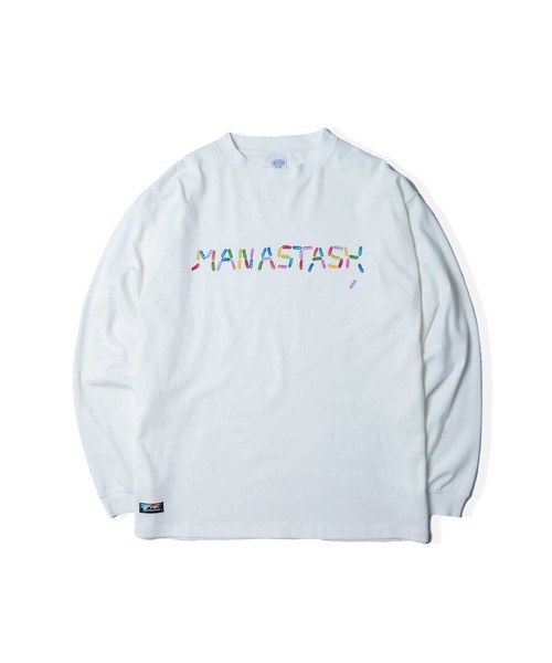 MANASTASH（マナスタッシュ）の「MANASTASH/マナスタッシュ/CHILLIMESH L/S TEE JB LOGO/チリメッシュジェリービーンロゴ（Tシャツ/カットソー・メンズ・ホワイト/ピンク/ネイビー・2XL/L/XL/M）」の17枚目の写真