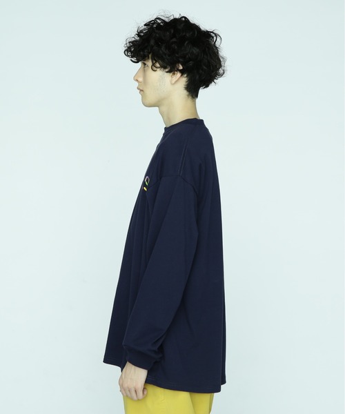 MANASTASH（マナスタッシュ）の「MANASTASH/マナスタッシュ/CHILLIMESH L/S TEE JB LOGO/チリメッシュジェリービーンロゴ（Tシャツ/カットソー・メンズ・ホワイト/ピンク/ネイビー・2XL/L/XL/M）」の5枚目の写真