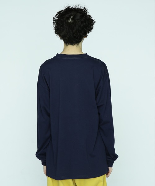 MANASTASH（マナスタッシュ）の「MANASTASH/マナスタッシュ/CHILLIMESH L/S TEE JB LOGO/チリメッシュジェリービーンロゴ（Tシャツ/カットソー・メンズ・ホワイト/ピンク/ネイビー・2XL/L/XL/M）」の6枚目の写真