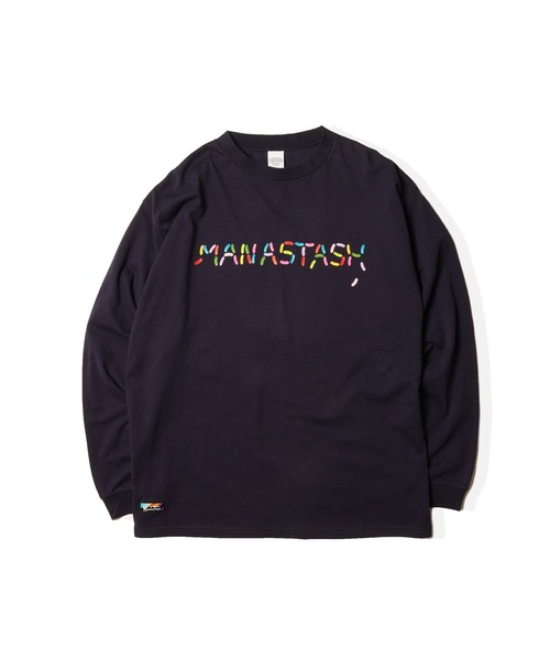 MANASTASH（マナスタッシュ）の「MANASTASH/マナスタッシュ/CHILLIMESH L/S TEE JB LOGO/チリメッシュジェリービーンロゴ（Tシャツ/カットソー・メンズ・ホワイト/ピンク/ネイビー・2XL/L/XL/M）」の10枚目の写真