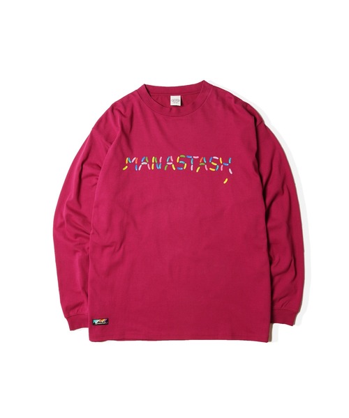 MANASTASH（マナスタッシュ）の「MANASTASH/マナスタッシュ/CHILLIMESH L/S TEE JB LOGO/チリメッシュジェリービーンロゴ（Tシャツ/カットソー・メンズ・ホワイト/ピンク/ネイビー・2XL/L/XL/M）」の14枚目の写真