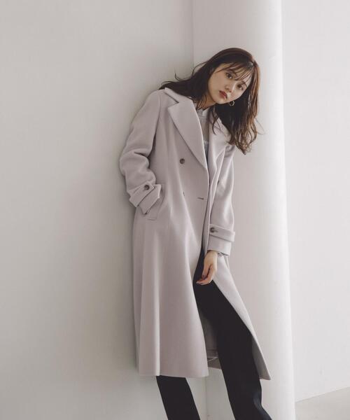 PROPORTION BODY DRESSING(プロポーションボディドレッシング)の「チェスターコート / 1213252006(ステンカラーコート・レディース・グレー/オフホワイト/ライトグリーン・SMALL/MEDIUM)」の11枚目の写真