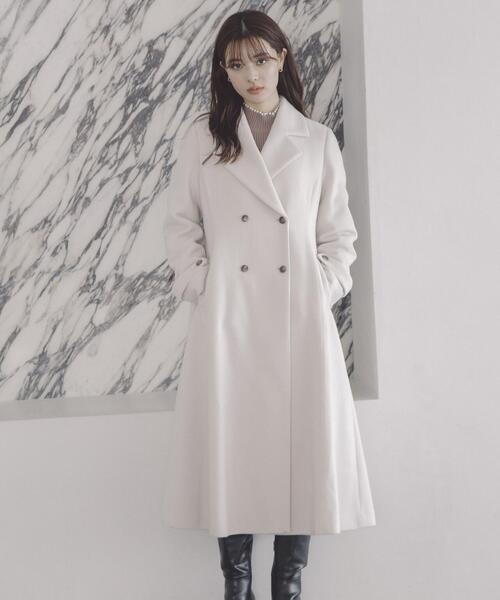 PROPORTION BODY DRESSING(プロポーションボディドレッシング)の「チェスターコート / 1213252006(ステンカラーコート・レディース・グレー/オフホワイト/ライトグリーン・SMALL/MEDIUM)」の20枚目の写真