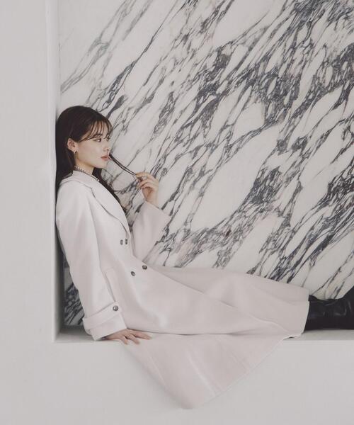 PROPORTION BODY DRESSING(プロポーションボディドレッシング)の「チェスターコート / 1213252006(ステンカラーコート・レディース・グレー/オフホワイト/ライトグリーン・SMALL/MEDIUM)」の22枚目の写真