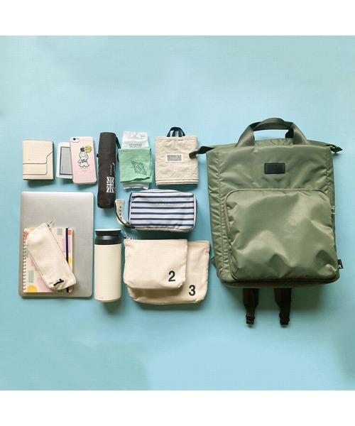 ROOTOTE（ルートート）の「ルートート / ストレスから解放するためのデザイン SN.セオルー.アイロ-A（ビジネスバッグ・レディース・ネイビー/グレー/ブラック/セージグリーン/モカ/ベージュ・FREE）」の20枚目の写真