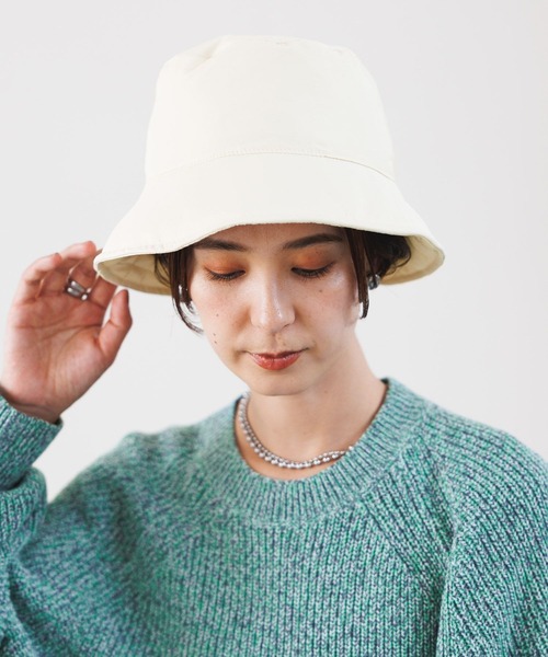 LEPSIM（レプシィム）の「キルティングリバーシブルバケハ　970221（ハット・レディース・ブラック/アイボリー・ONE SIZE）」の8枚目の写真