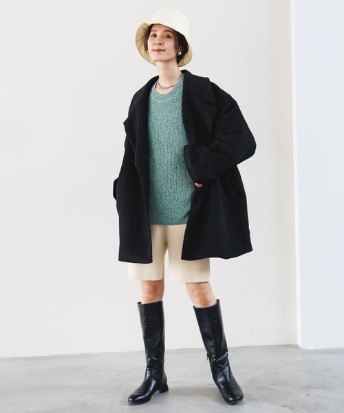 LEPSIM（レプシィム）の「キルティングリバーシブルバケハ　970221（ハット・レディース・ブラック/アイボリー・ONE SIZE）」の11枚目の写真