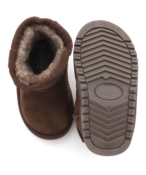 apres les cours（アプレレクール）の「【無地・ユニセックス】ボアブーツ（ブーツ・キッズ・ブラウン/ピンク/ベージュ・21/13/14/15 /16/17/18/19/20）」の9枚目の写真