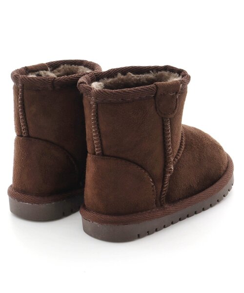 apres les cours（アプレレクール）の「【無地・ユニセックス】ボアブーツ（ブーツ・キッズ・ブラウン/ピンク/ベージュ・21/13/14/15 /16/17/18/19/20）」の14枚目の写真