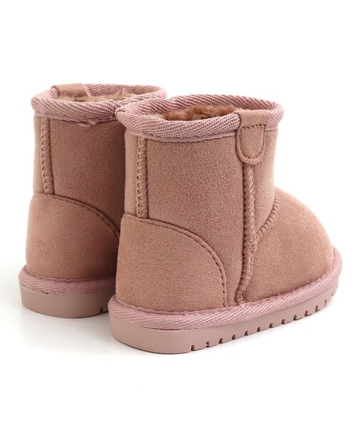 apres les cours（アプレレクール）の「【無地・ユニセックス】ボアブーツ（ブーツ・キッズ・ブラウン/ピンク/ベージュ・21/13/14/15 /16/17/18/19/20）」の15枚目の写真