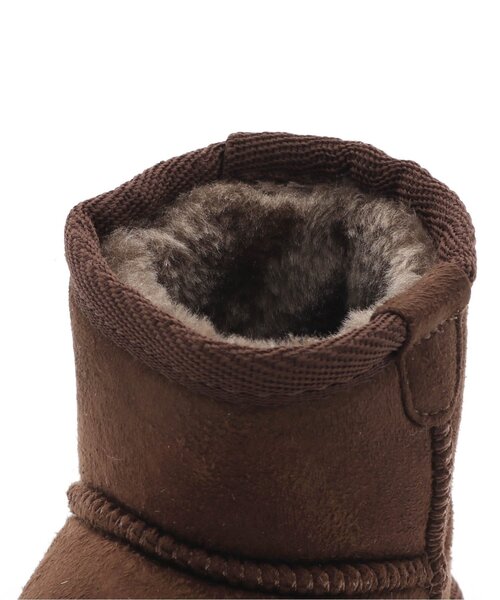 apres les cours（アプレレクール）の「【無地・ユニセックス】ボアブーツ（ブーツ・キッズ・ブラウン/ピンク/ベージュ・21/13/14/15 /16/17/18/19/20）」の16枚目の写真