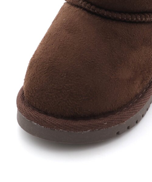 apres les cours（アプレレクール）の「【無地・ユニセックス】ボアブーツ（ブーツ・キッズ・ブラウン/ピンク/ベージュ・21/13/14/15 /16/17/18/19/20）」の17枚目の写真