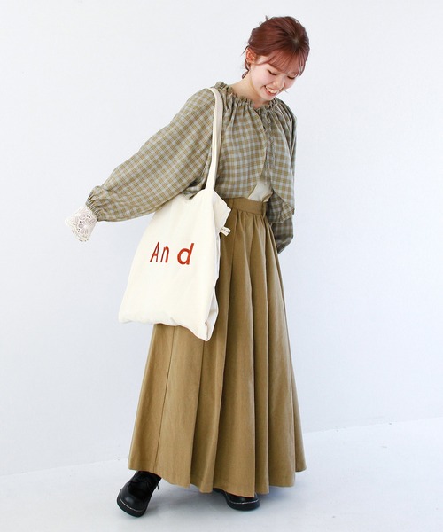Crisp（クリスプ）の「クラシックプリーツスカート（スカート・レディース・ブラック/ベージュ・FREE）」の3枚目の写真