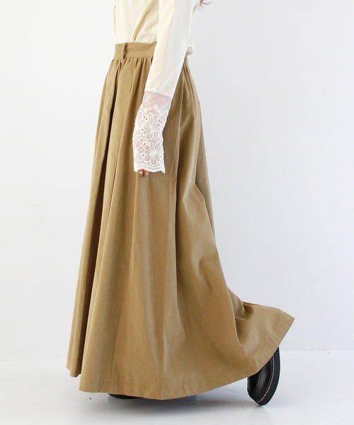 Crisp（クリスプ）の「クラシックプリーツスカート（スカート・レディース・ブラック/ベージュ・FREE）」の11枚目の写真