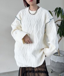 PAGEBOY | スポンジケーブルチュニック(ニット/セーター)