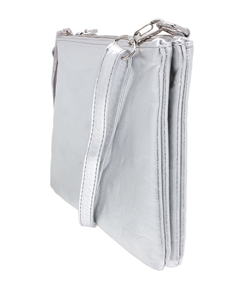 WEGO（ウィゴー）の「WEGO/タッセルショルダーバッグ（ショルダーバッグ・レディース・シルバー/ホワイト・FREE）」の5枚目の写真