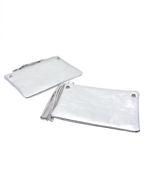 WEGO（ウィゴー）の「WEGO/タッセルショルダーバッグ（ショルダーバッグ・レディース・シルバー/ホワイト・FREE）」の14枚目の写真