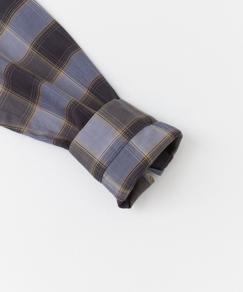 URBAN RESEARCH DOORS(アーバンリサーチドアーズ)の「『親子リンク』バンドカラーチェックシャツ(KIDS)(シャツ/ブラウス・キッズ・ブラック系その他/ブルー系その他・105/120/135)」の21枚目の写真