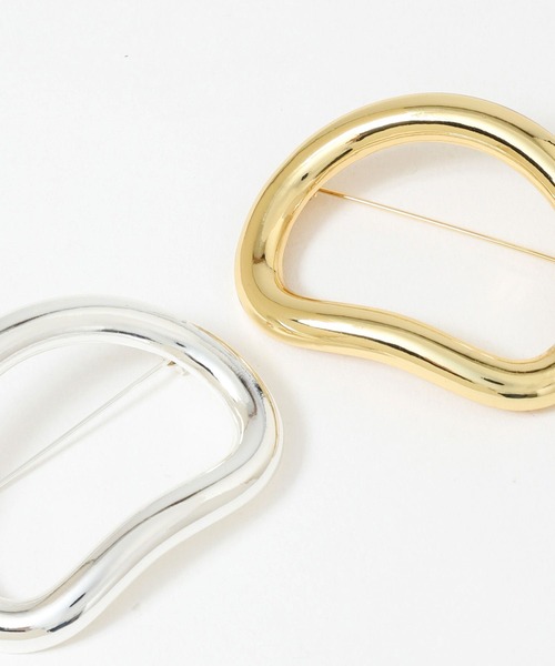 A part by(アパートバイ)の「ニュアンスブローチ(ブローチ/コサージュ・レディース・シルバー/ゴールド・FREE)」の9枚目の写真